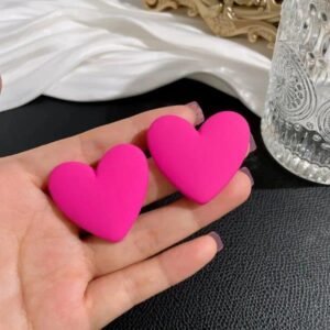 Cercei roz în formă de inimă  69D11C1415