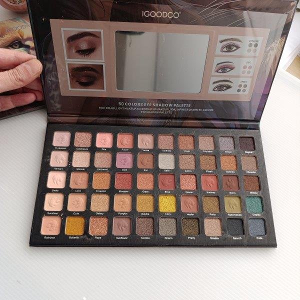 Paletă Farduri profesională de Ochi – 50 Nuanțe Intens 69E11M1395 - imagine 3