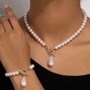 Set elegant colier și brățară 69D13S1417