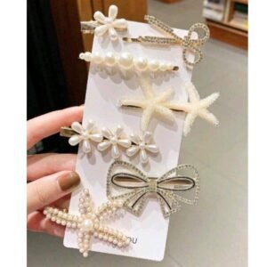 Set 7 agrafe de păr elegante cu perle 71D13A1436