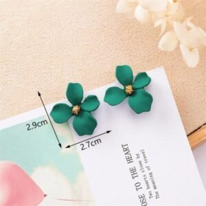 Cercei Floare Verde Smarald 68D14C1472