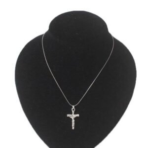 Colier Argintiu cu Cruce 68D14O1476