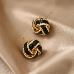 Cercei Nod Eleganti cu Email 72D11C1572