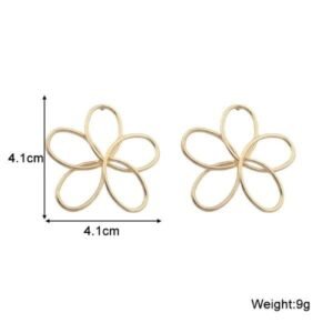 Cercei Floare Supradimensionată Design Contur 72D11C1568